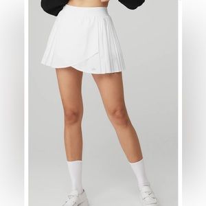 Alo Aces Tennis Skirt XS White